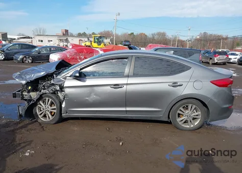 2018 Hyundai Elantra Sel z USA, uszkodzony, nr VIN 5NPD84LF3JH243601